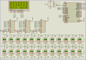 Membaca 24 Sensor Suhu LM35 dengan 3 Multiplekser Berbasis Atmega 16