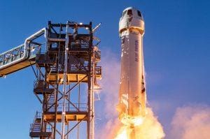 Roket New Shepard milik Blue Origin