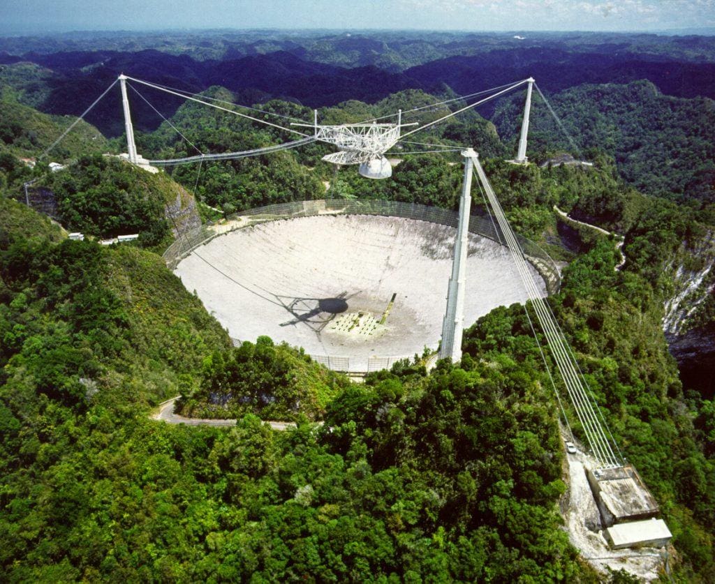 Teleskop Arecibo: salah satu teleskop radio terbesar yang kini sudah tiada
