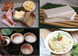 Berbagai jenis makanan fermentasi khas Indonesia.
