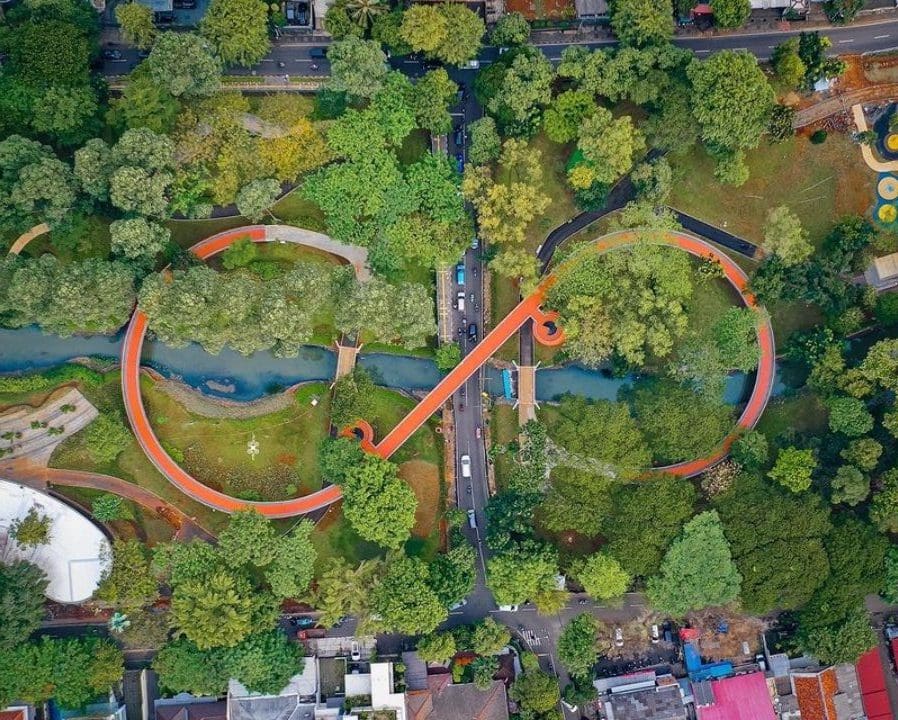 Ruang terbuka hijau eco park